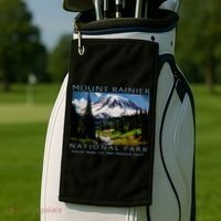 Mount Rainier National Park Golf Towel thumb 2