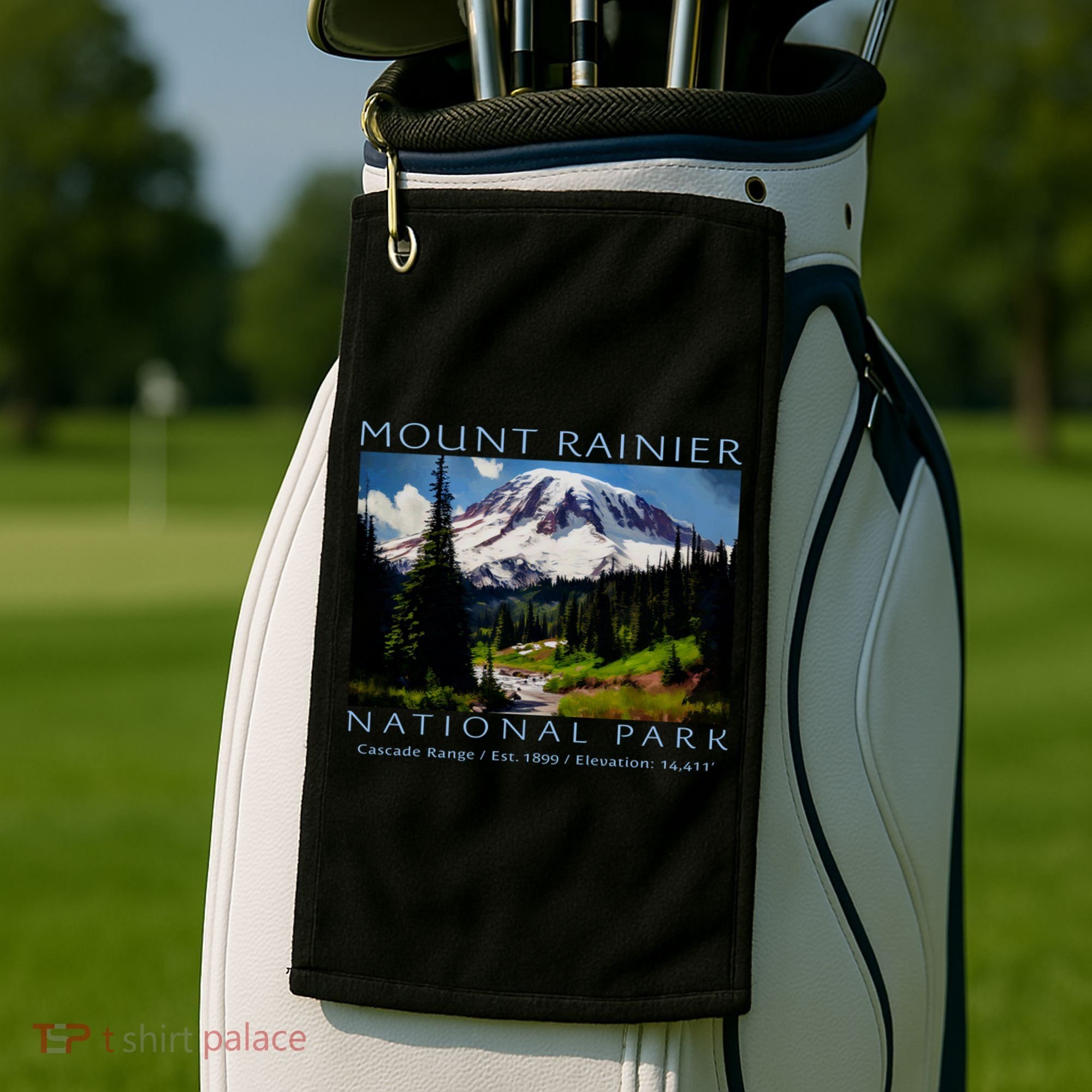 Mount Rainier National Park Golf Towel