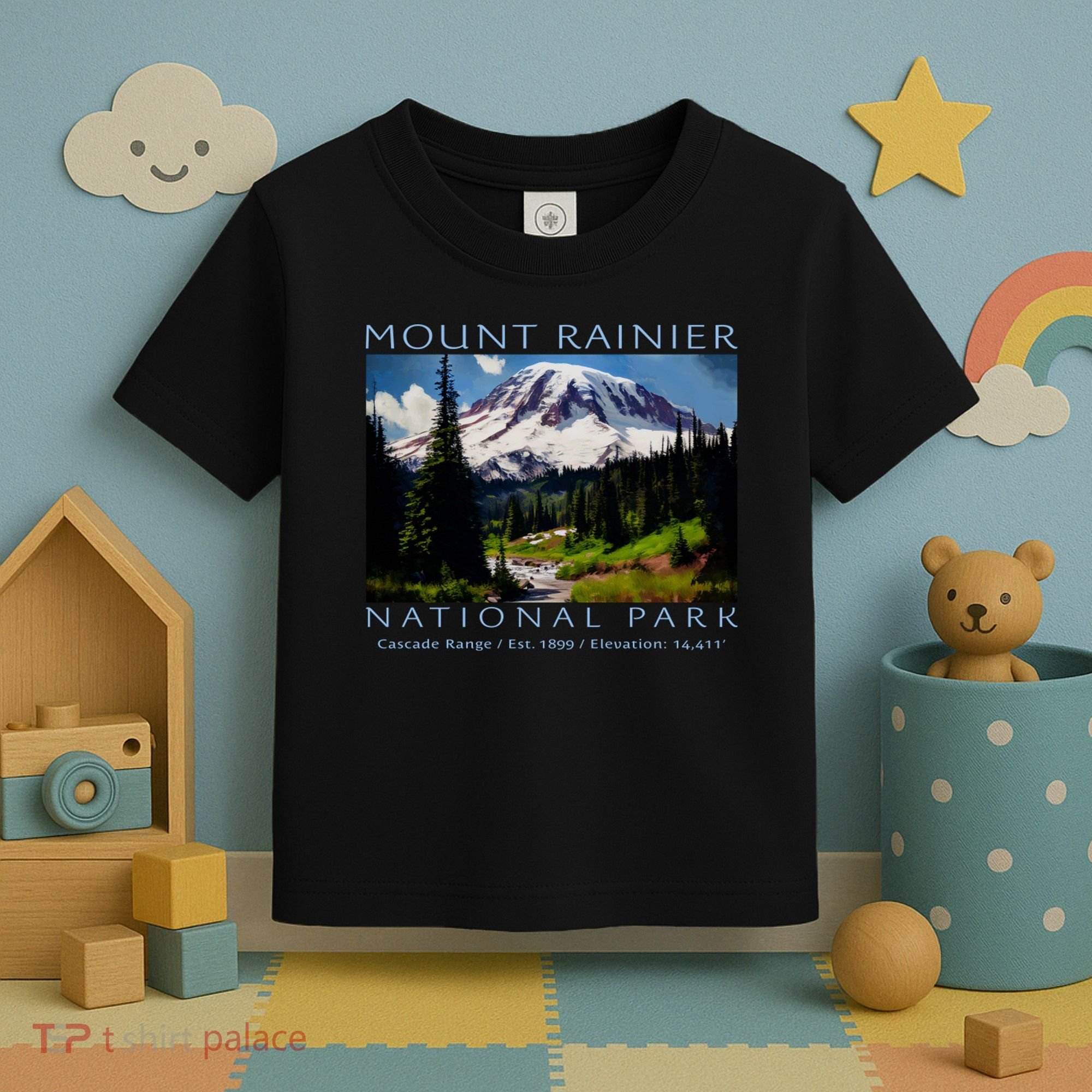 Mount Rainier National Park Toddler T-Shirt