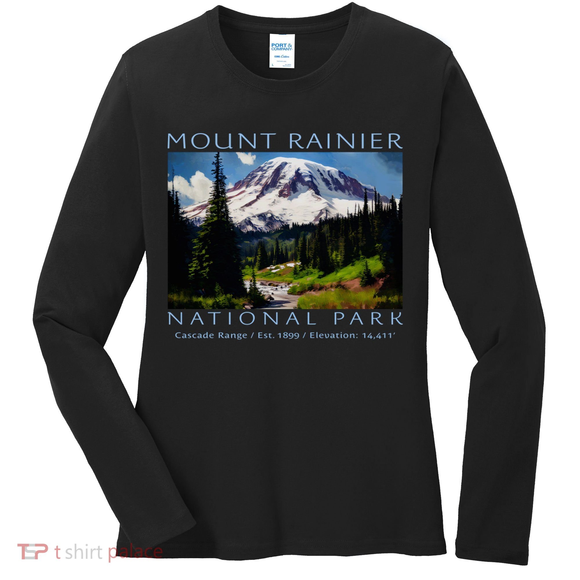 Mount Rainier National Park Women's Long Sleeve Shirt