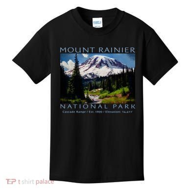 Mount Rainier National Park Kids T-Shirt
