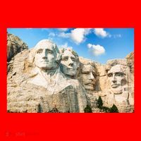 Mt. Rushmore National Memorial Park In South Dakota Santa Hat thumb 1