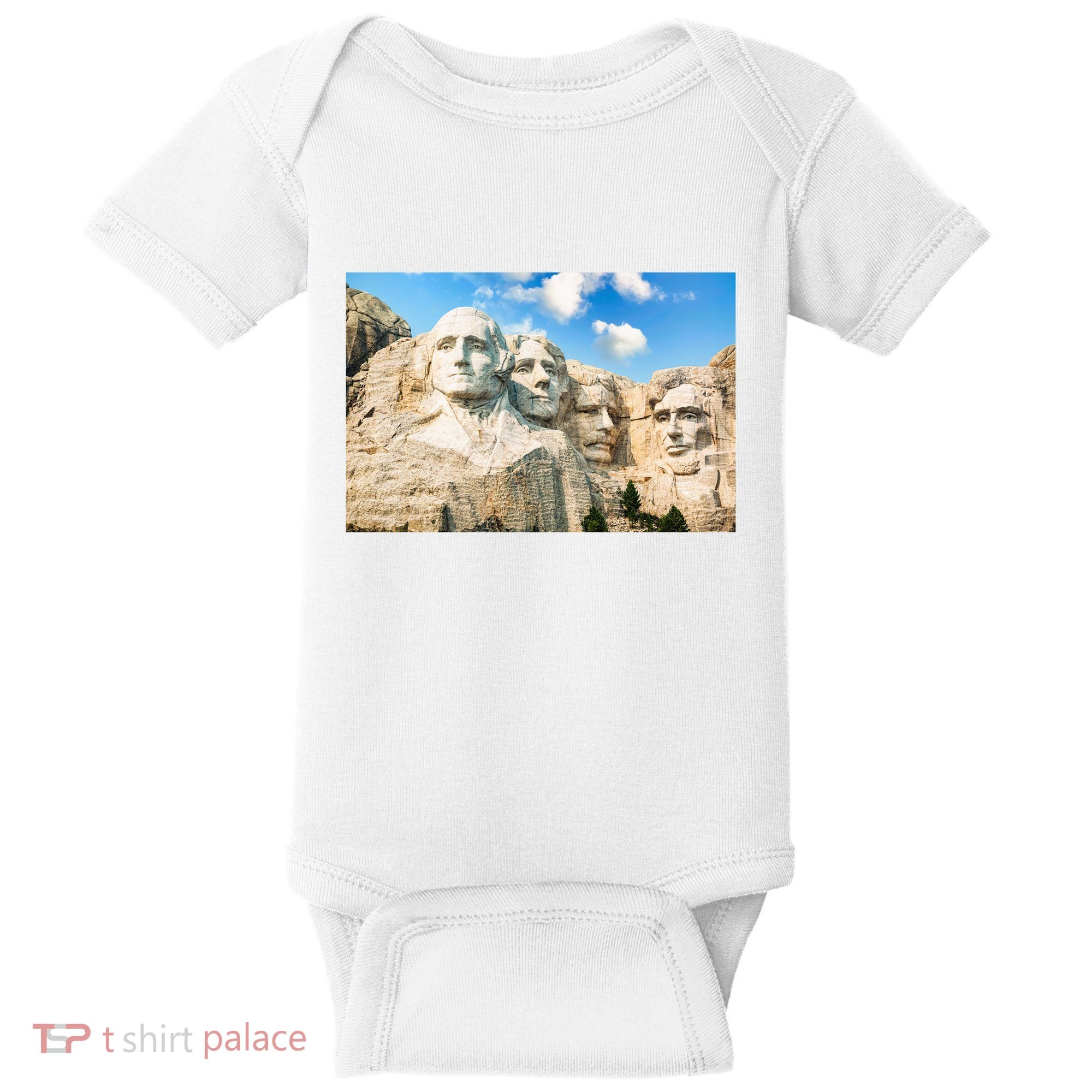 Mt. Rushmore National Memorial Park In South Dakota Baby Bodysuit
