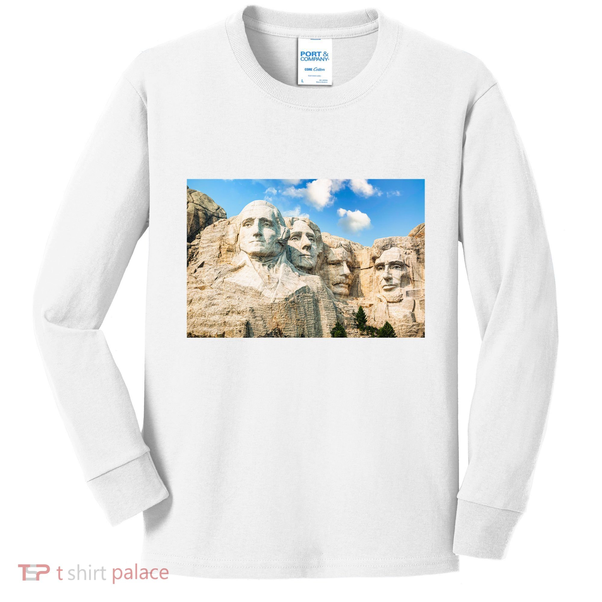 Mt. Rushmore National Memorial Park In South Dakota Kids Long Sleeve Shirt
