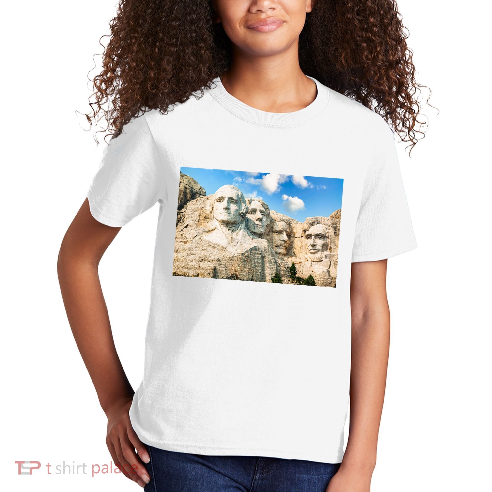 Mt. Rushmore National Memorial Park In South Dakota Kids T-Shirt