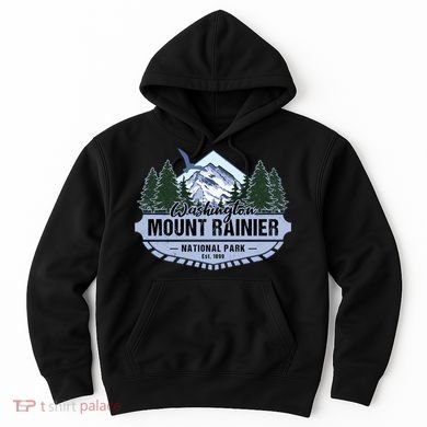 Mount Rainier National Park Washington Novelty Souvenir Hoodie