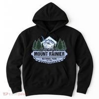 Mount Rainier National Park Washington Novelty Souvenir Hoodie thumb 0