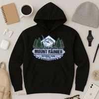 Mount Rainier National Park Washington Novelty Souvenir Hoodie thumb 3