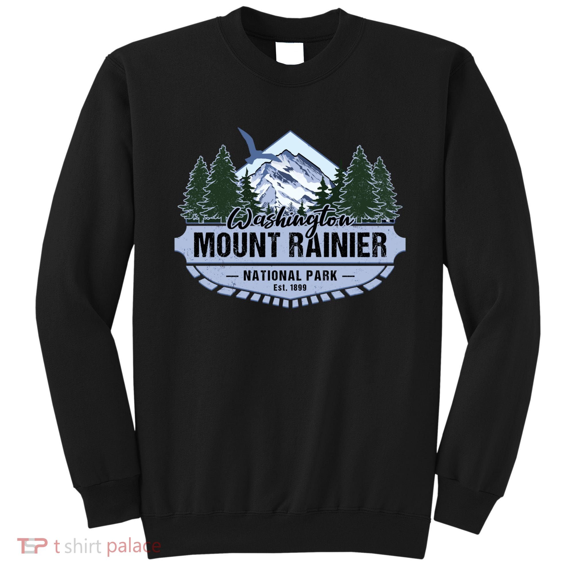 Mount Rainier National Park Washington Novelty Souvenir Sweatshirt