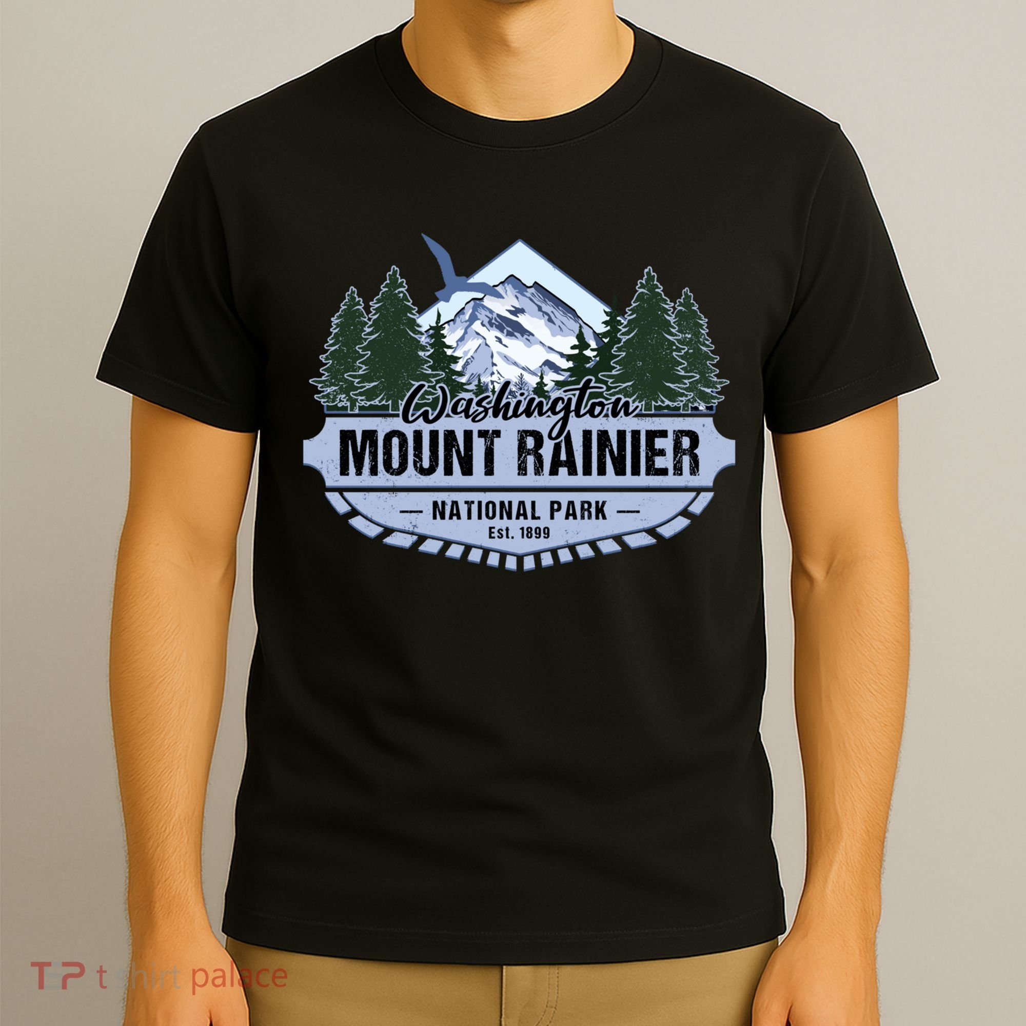 Mount Rainier National Park Washington Novelty Souvenir T-Shirt