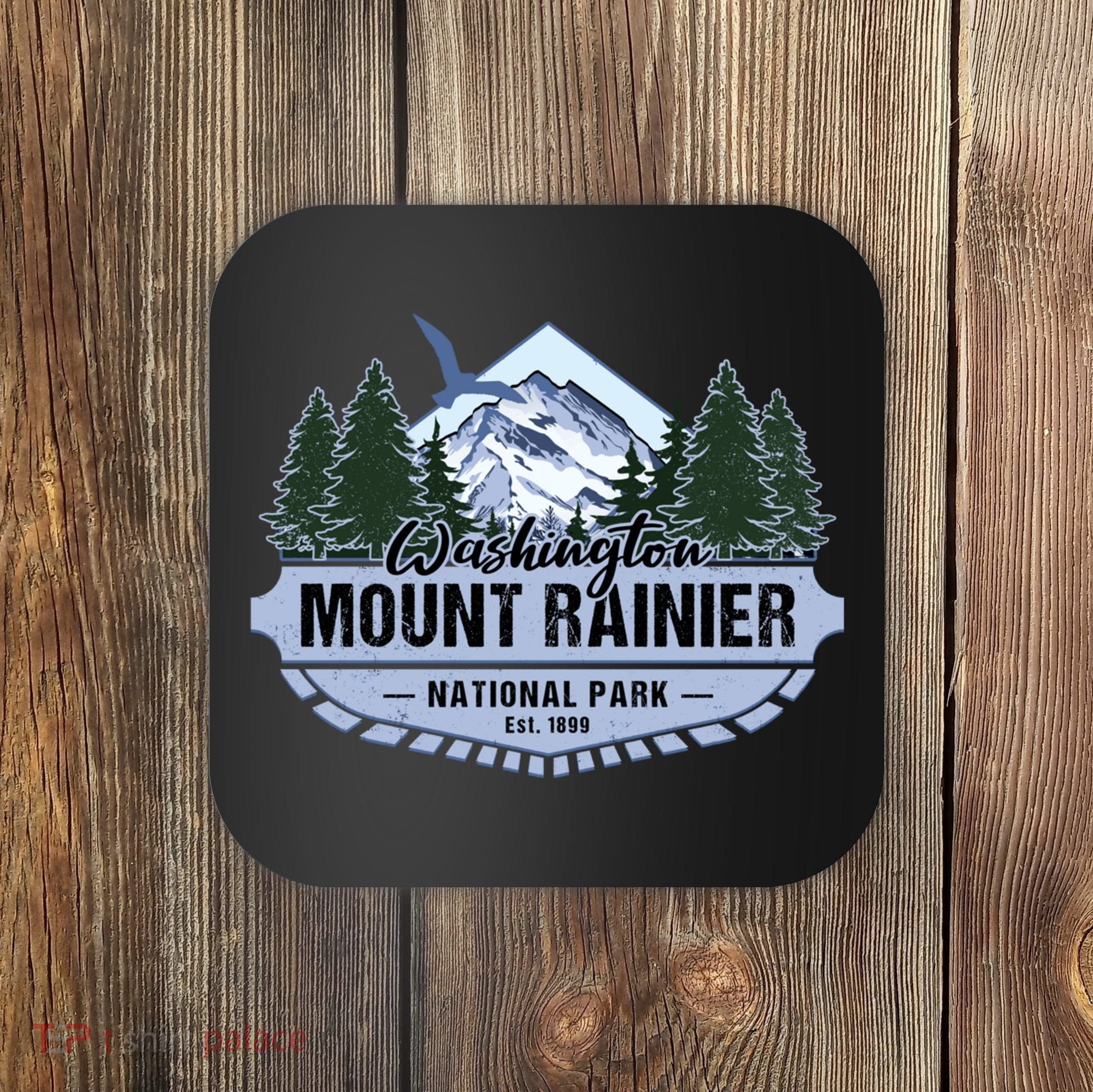 Mount Rainier National Park Washington Novelty Souvenir Coaster