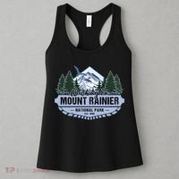 Mount Rainier National Park Washington Novelty Souvenir Women's Tank Top thumb 3
