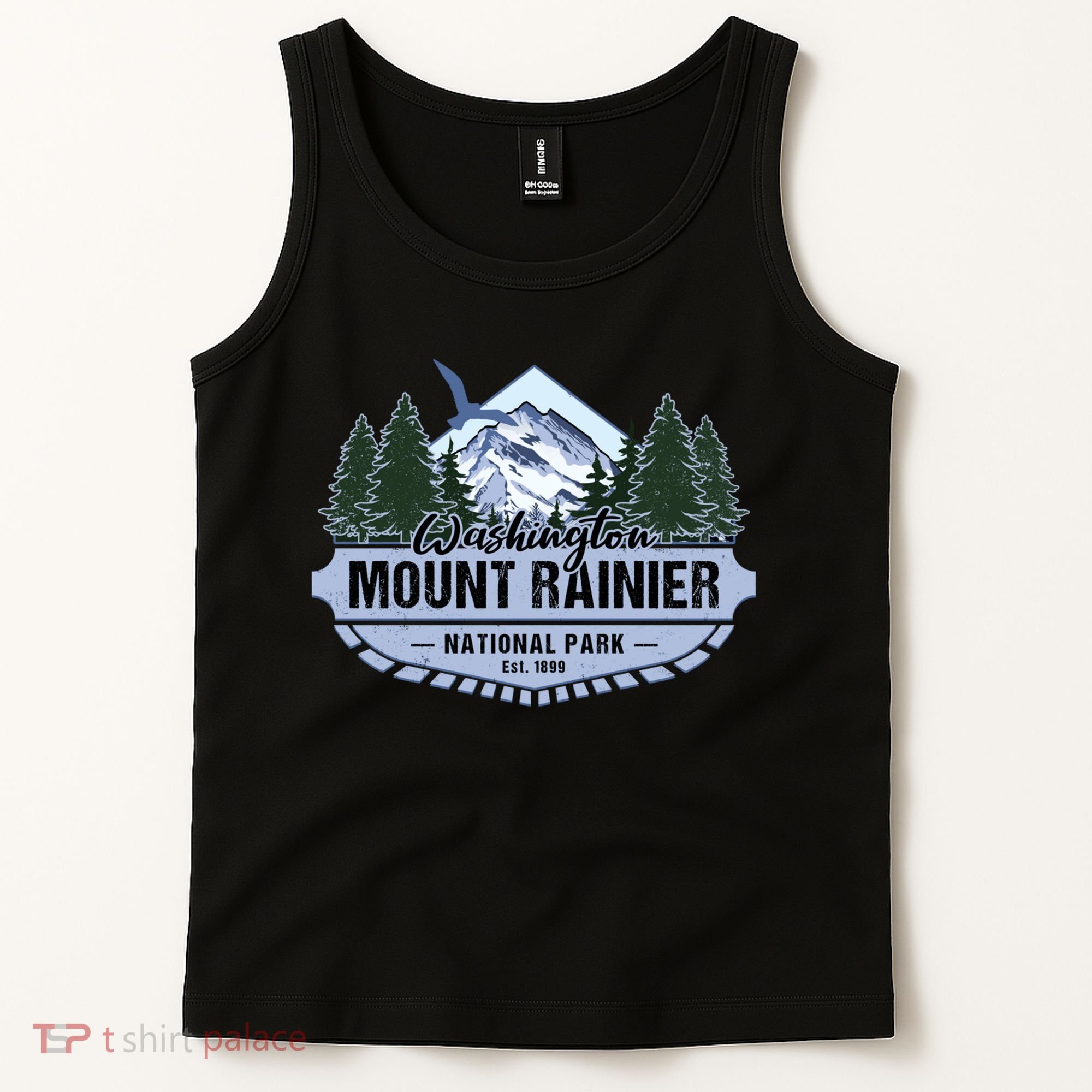 Mount Rainier National Park Washington Novelty Souvenir Tank Top