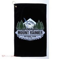 Mount Rainier National Park Washington Novelty Souvenir Golf Towel thumb 0