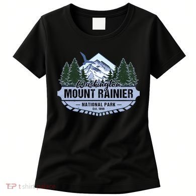 Mount Rainier National Park Washington Novelty Souvenir Women's T-Shirt