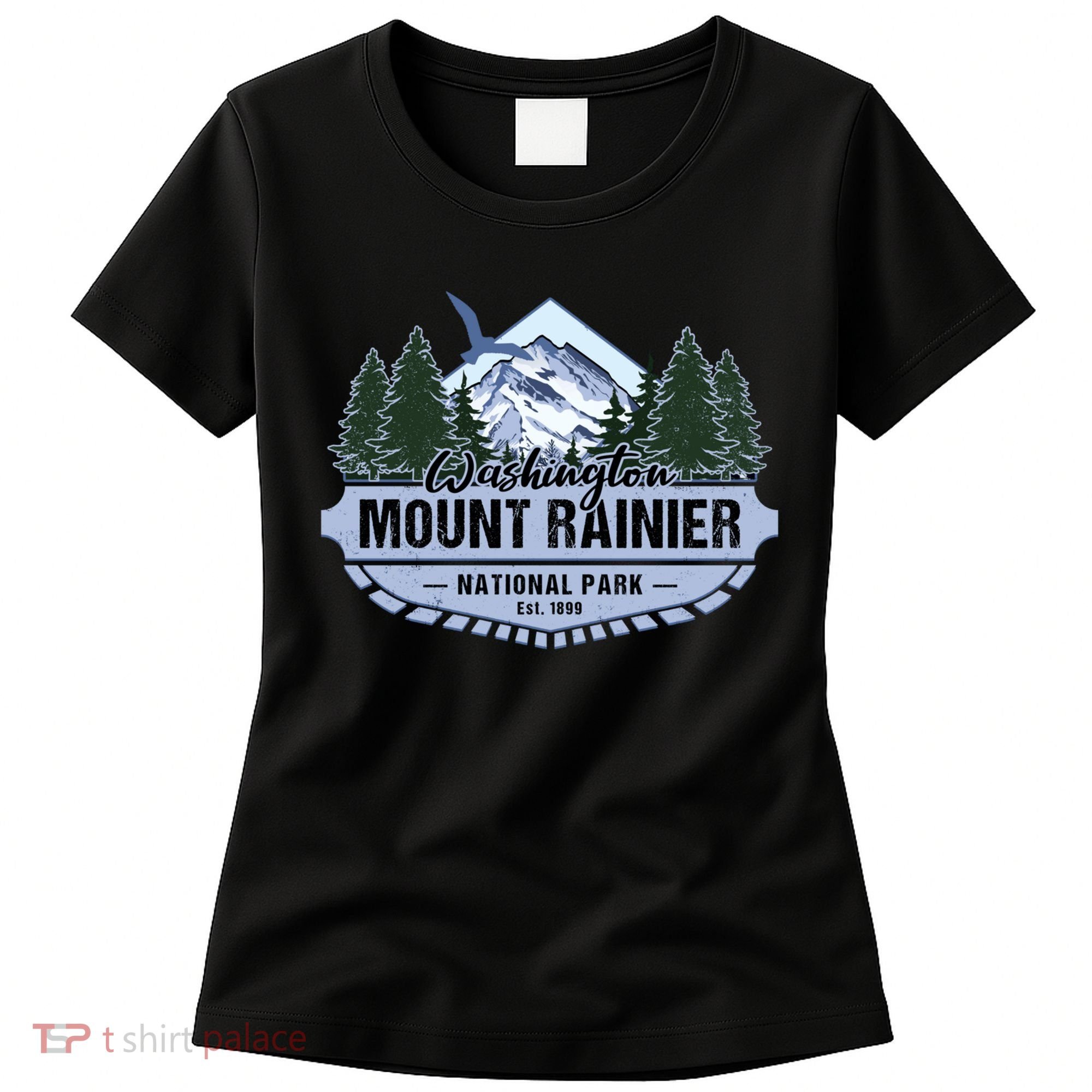 Mount Rainier National Park Washington Novelty Souvenir Women's T-Shirt