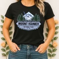 Mount Rainier National Park Washington Novelty Souvenir Women's T-Shirt thumb 2