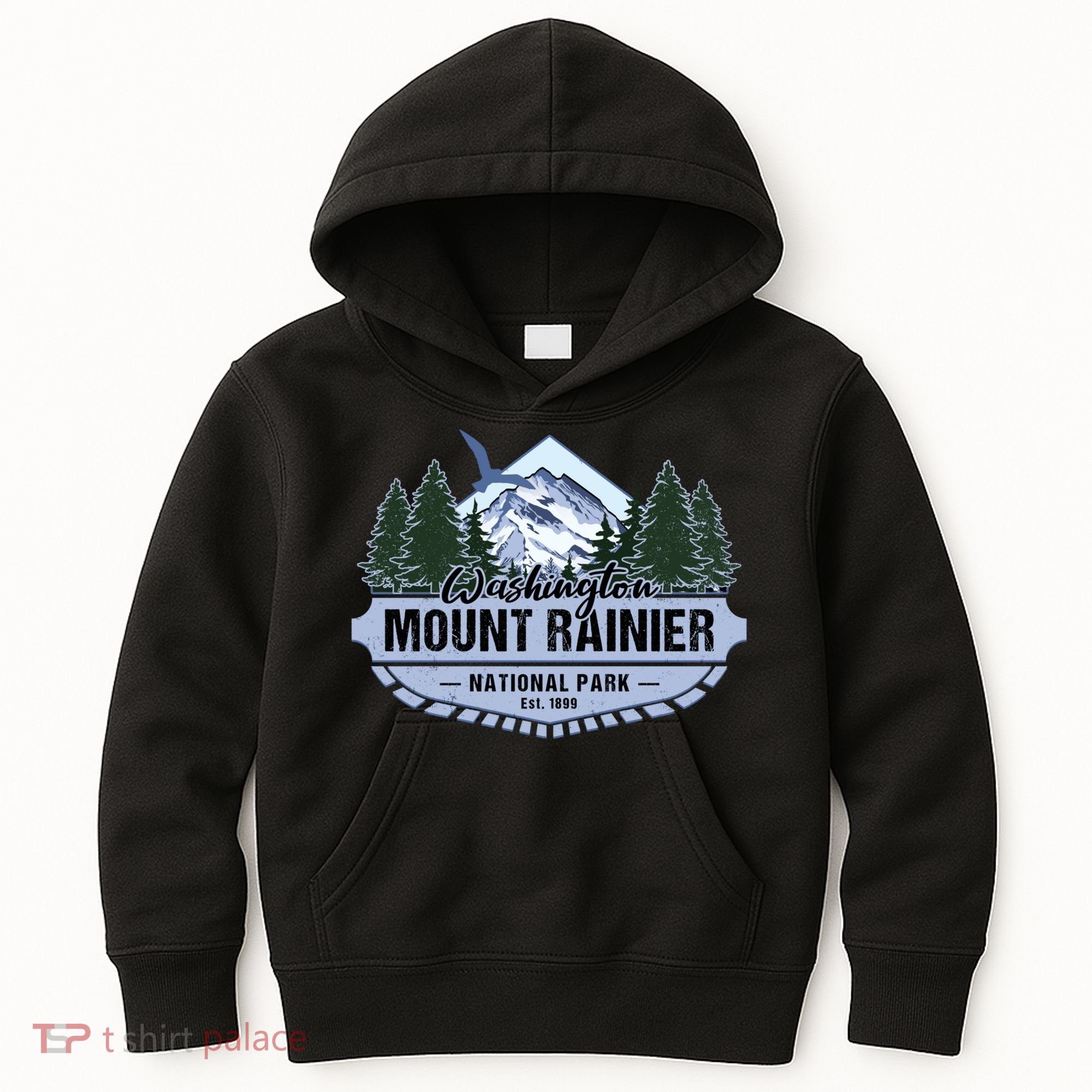Mount Rainier National Park Washington Novelty Souvenir Kids Hoodie