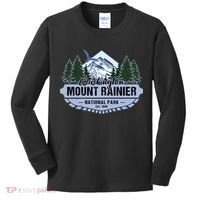 Mount Rainier National Park Washington Novelty Souvenir Kids Long Sleeve Shirt thumb 0