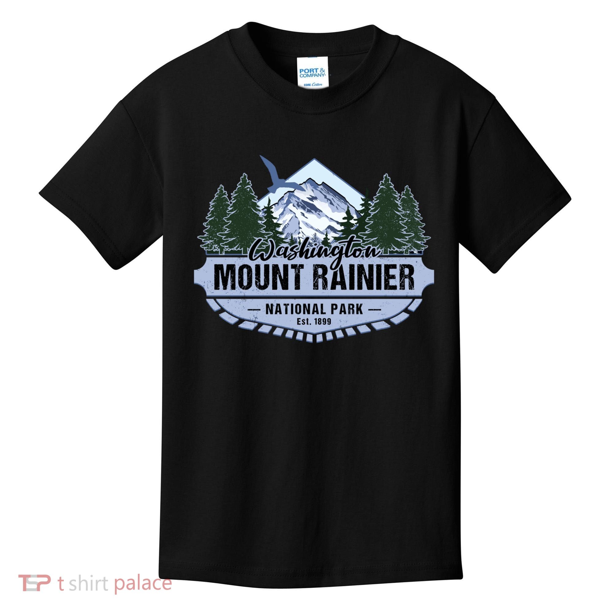 Mount Rainier National Park Washington Novelty Souvenir Kids T-Shirt