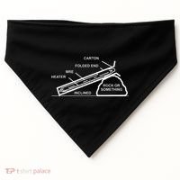 Mre Rock Or Something Military Humor USA-Made Doggie Bandana thumb 0
