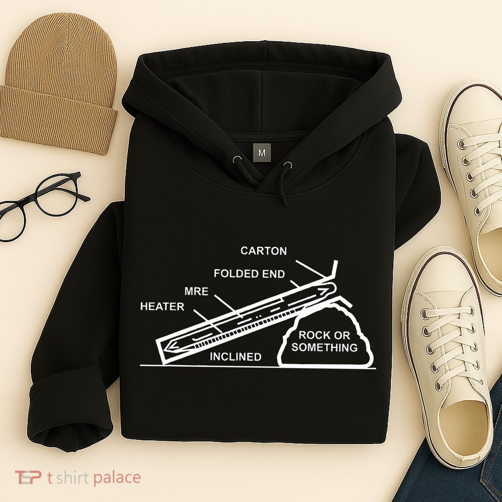 Mre Rock Or Something Military Humor Hoodie