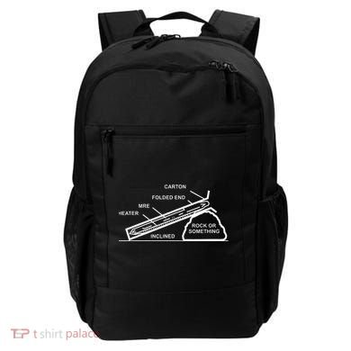 Mre Rock Or Something Military Humor Backpack