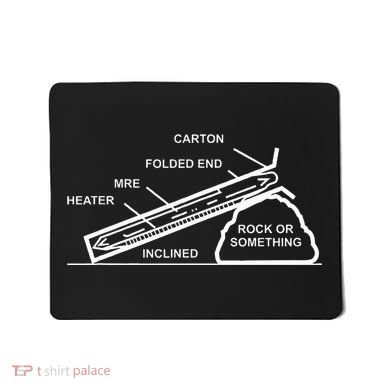 Mre Rock Or Something Military Humor Mousepad