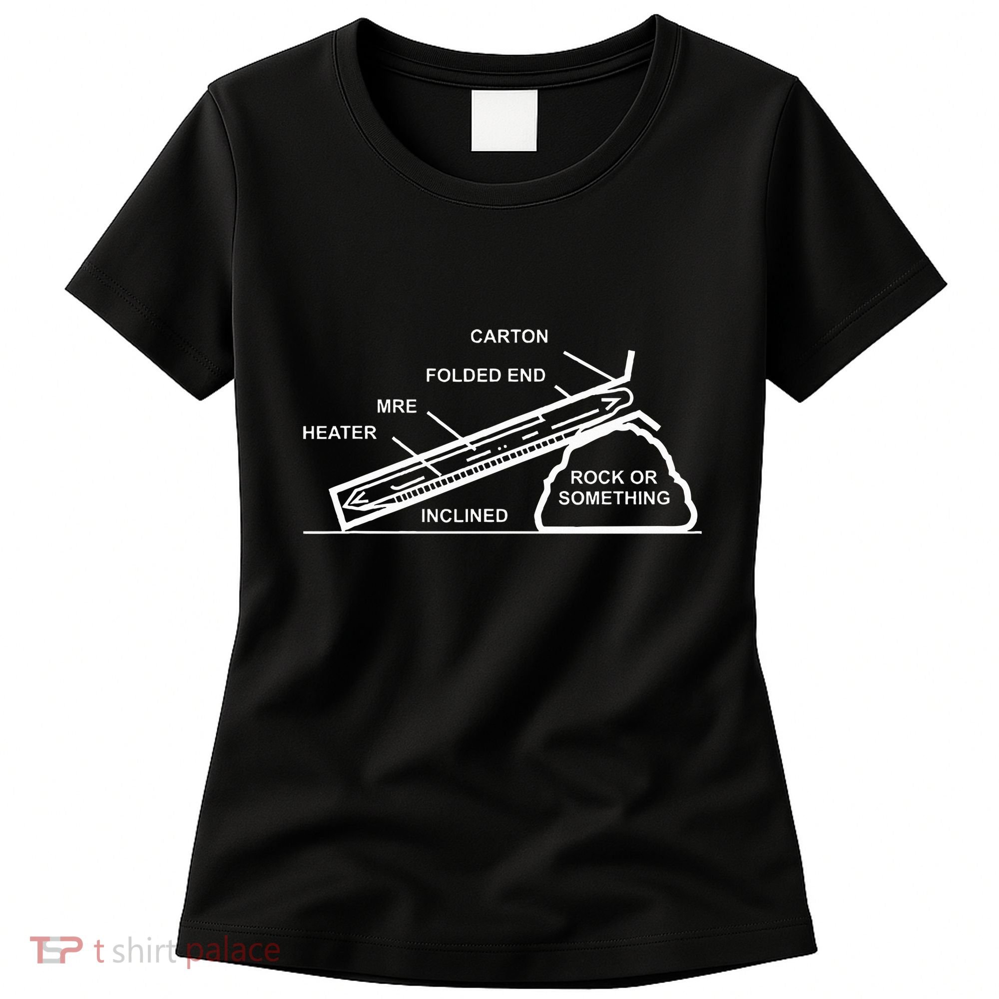 Mre Rock Or Something Military Humor Women's T-Shirt