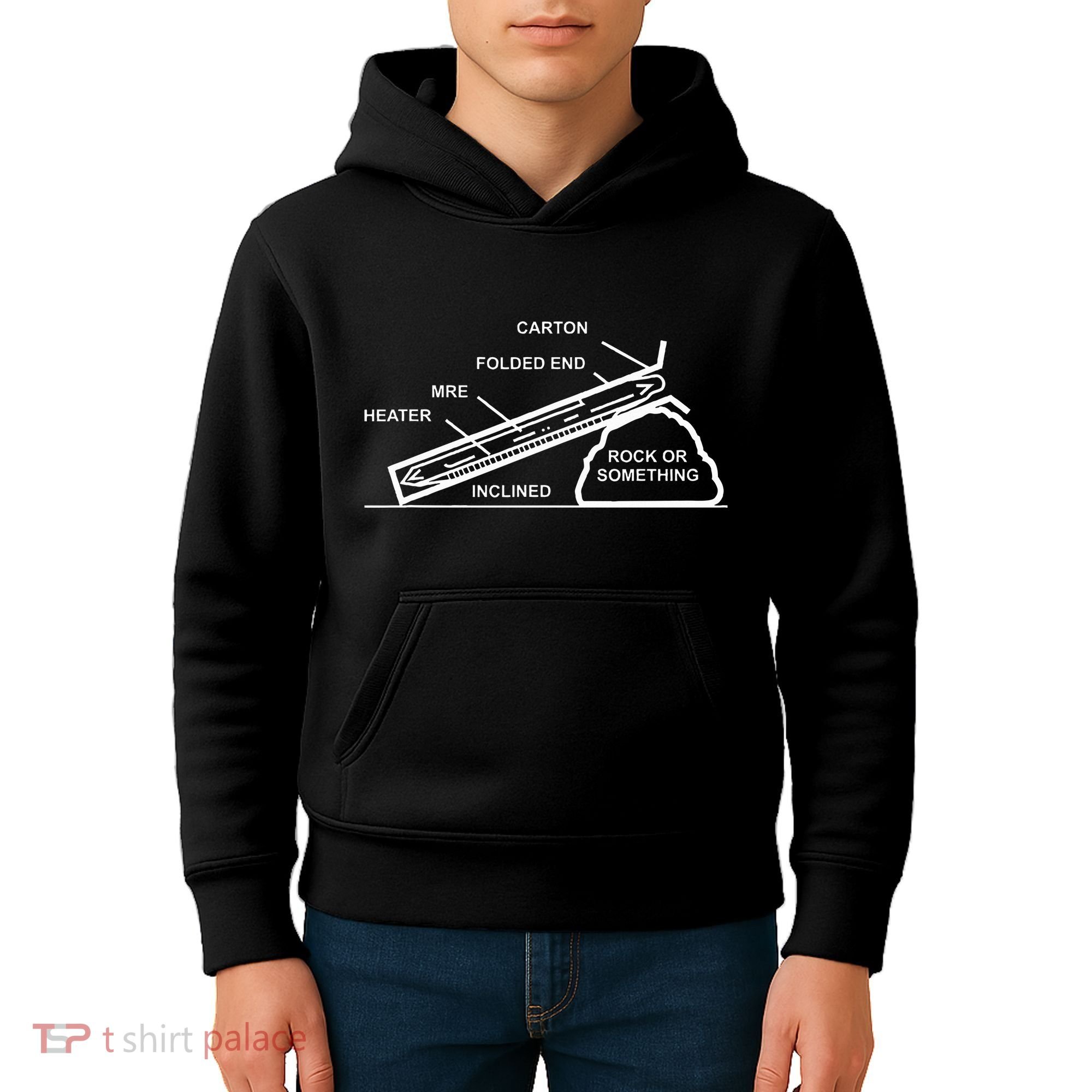 Mre Rock Or Something Military Humor Kids Hoodie