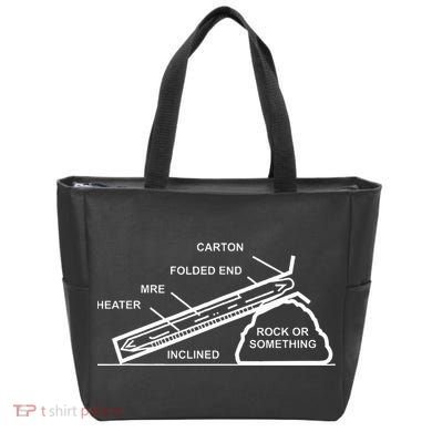 Mre Rock Or Something Military Humor Tote Bag