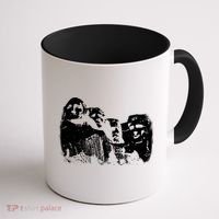 Mount Rushmore Presidents Sculpture Funny Gift Coffee Mug thumb 1