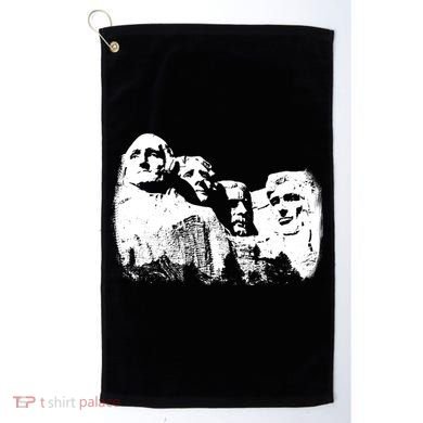 Mount Rushmore Presidents Sculpture Funny Gift Golf Towel