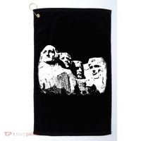 Mount Rushmore Presidents Sculpture Funny Gift Golf Towel thumb 0
