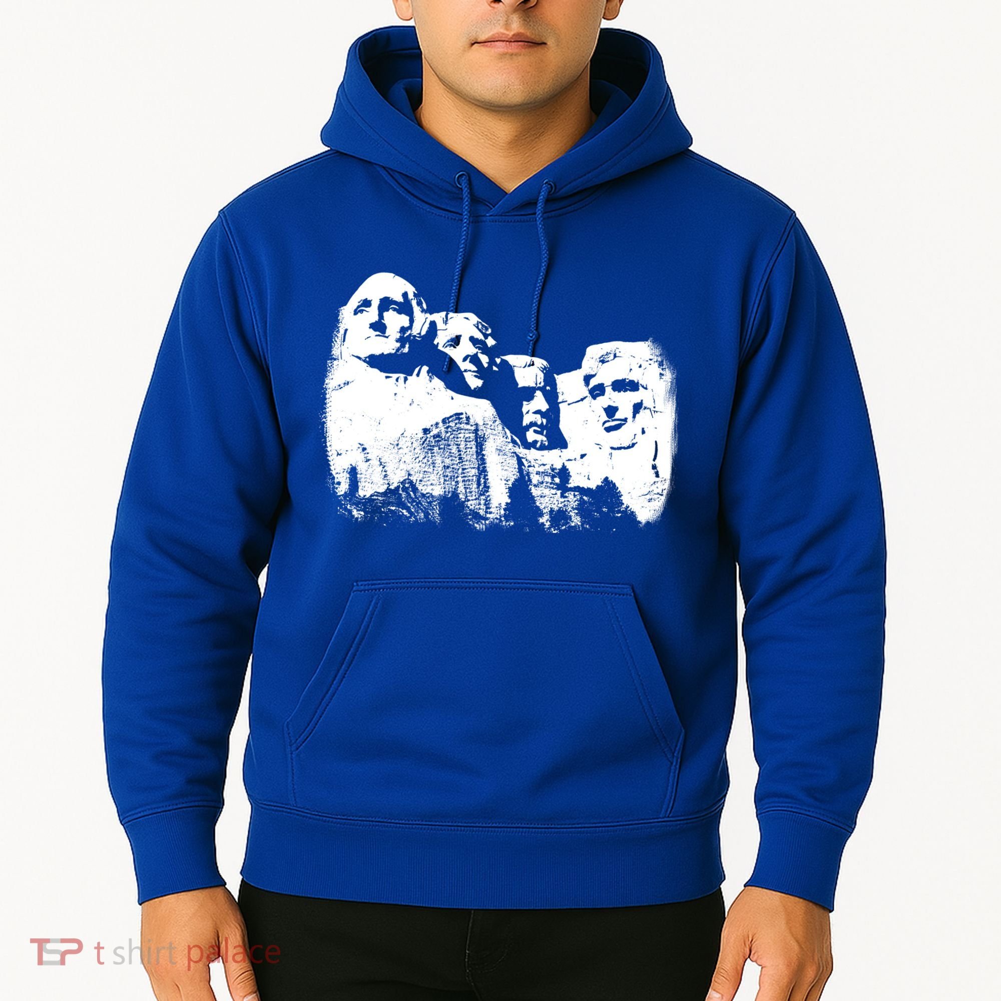 Mount Rushmore Presidents Sculpture Funny Gift Hoodie