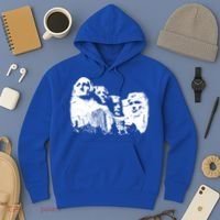 Mount Rushmore Presidents Sculpture Funny Gift Hoodie thumb 3