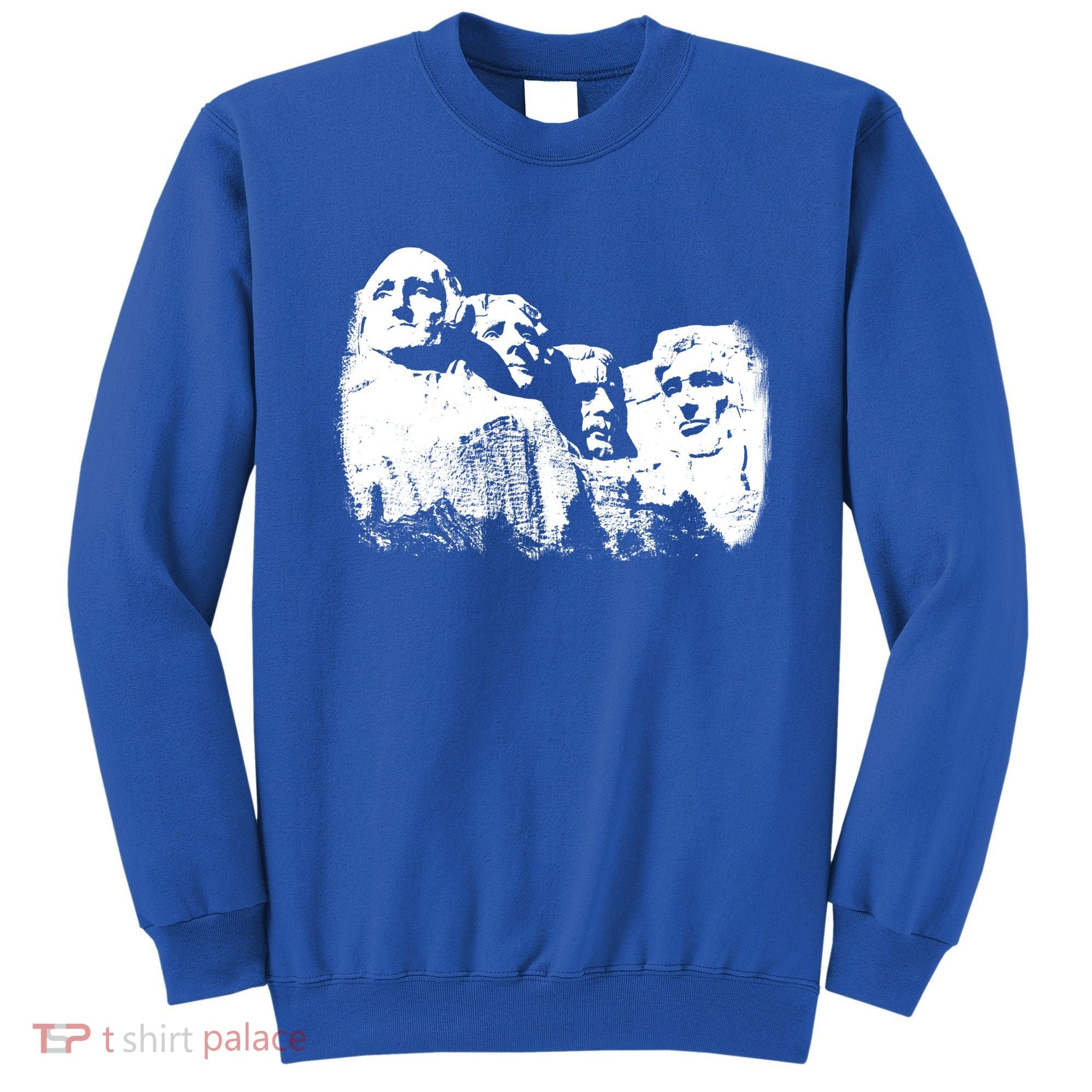 Mount Rushmore Presidents Sculpture Funny Gift Sweatshirt