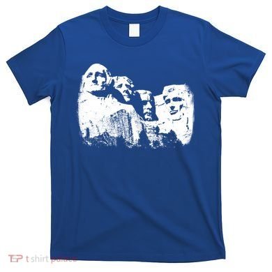 Mount Rushmore Presidents Sculpture Funny Gift T-Shirt