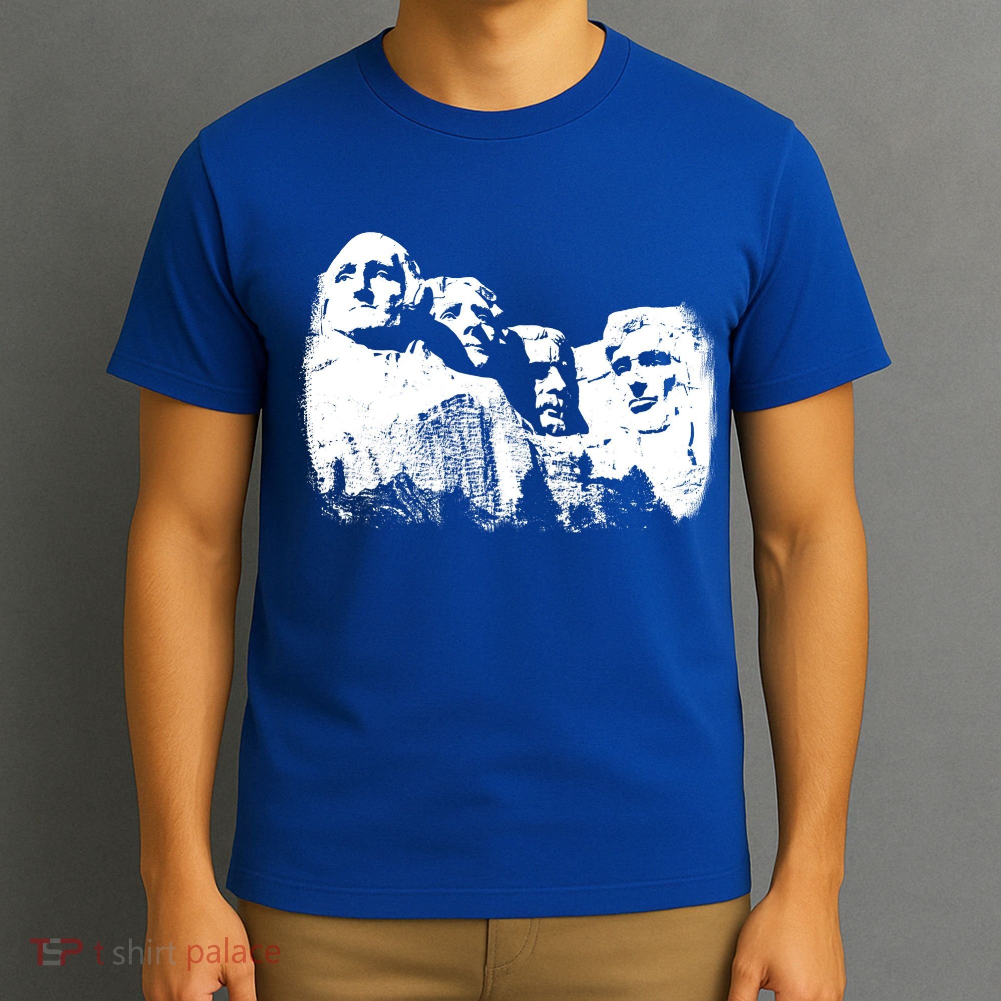 Mount Rushmore Presidents Sculpture Funny Gift T-Shirt