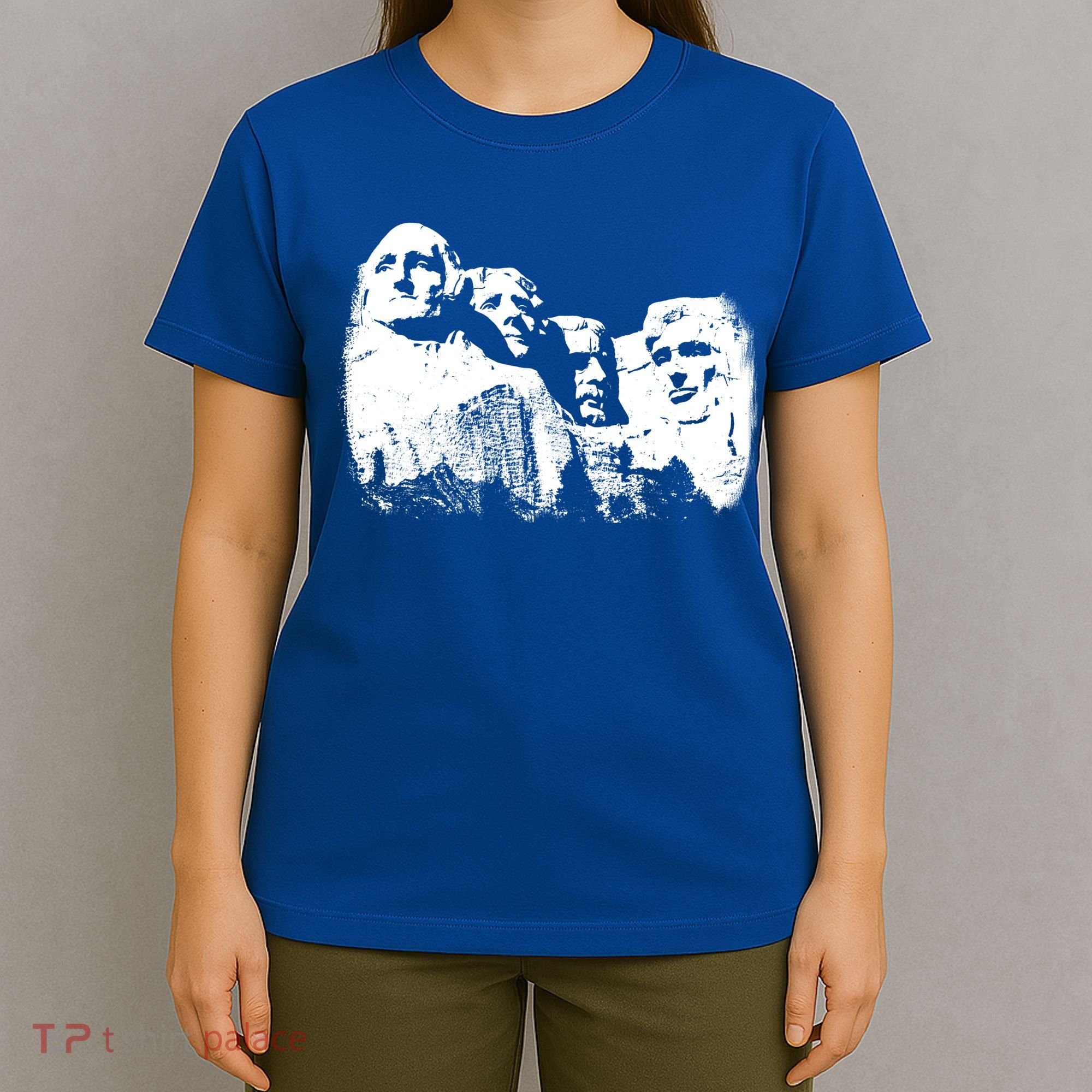 Mount Rushmore Presidents Sculpture Funny Gift T-Shirt