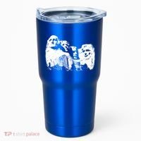 Mount Rushmore Presidents Sculpture Funny Gift Tumbler thumb 0