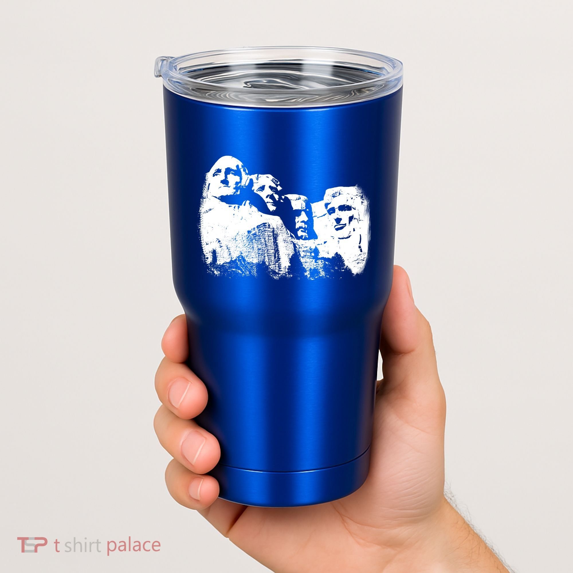 Mount Rushmore Presidents Sculpture Funny Gift Tumbler