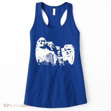 Mount Rushmore Presidents Sculpture Funny Gift Women's Tank Top