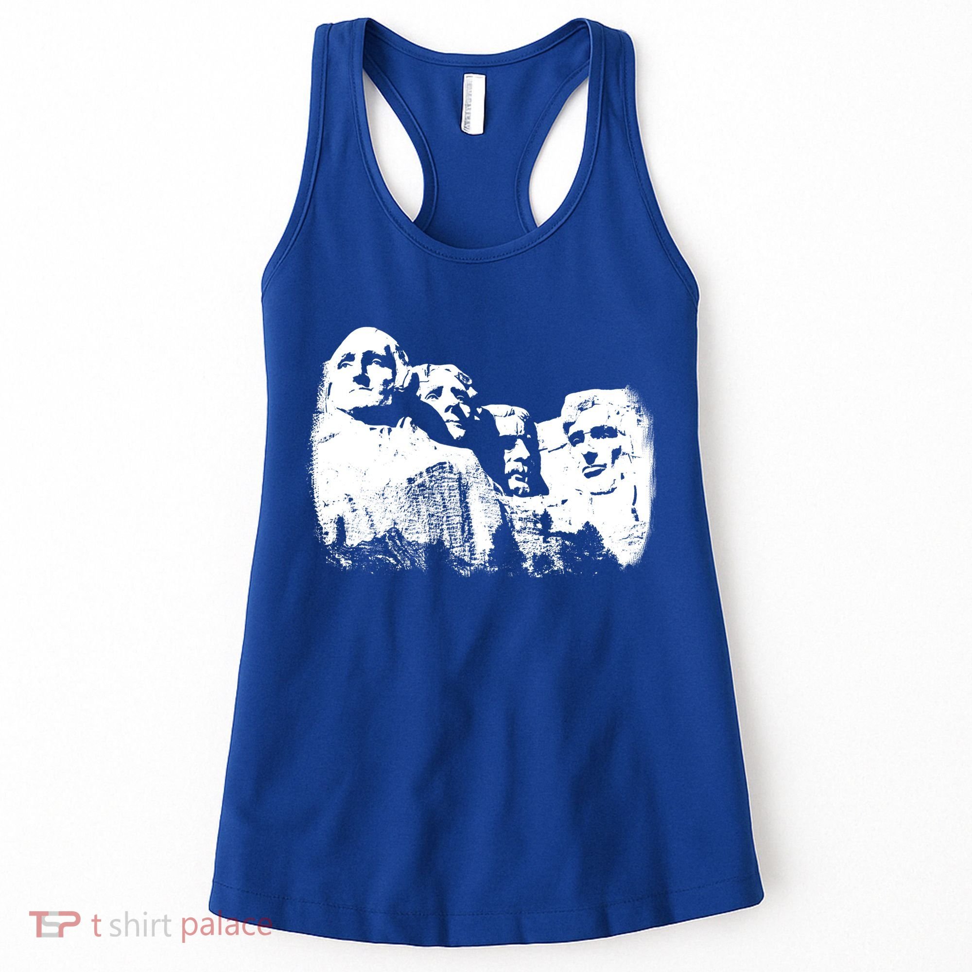 Mount Rushmore Presidents Sculpture Funny Gift Women's Tank Top