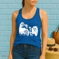 Mount Rushmore Presidents Sculpture Funny Gift Women's Tank Top thumb 2