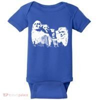 Mount Rushmore Presidents Sculpture Funny Gift Baby Bodysuit thumb 0