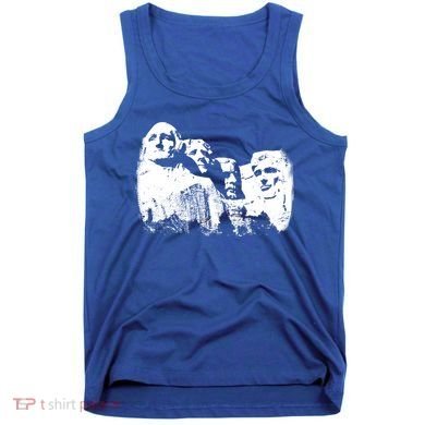 Mount Rushmore Presidents Sculpture Funny Gift Tank Top