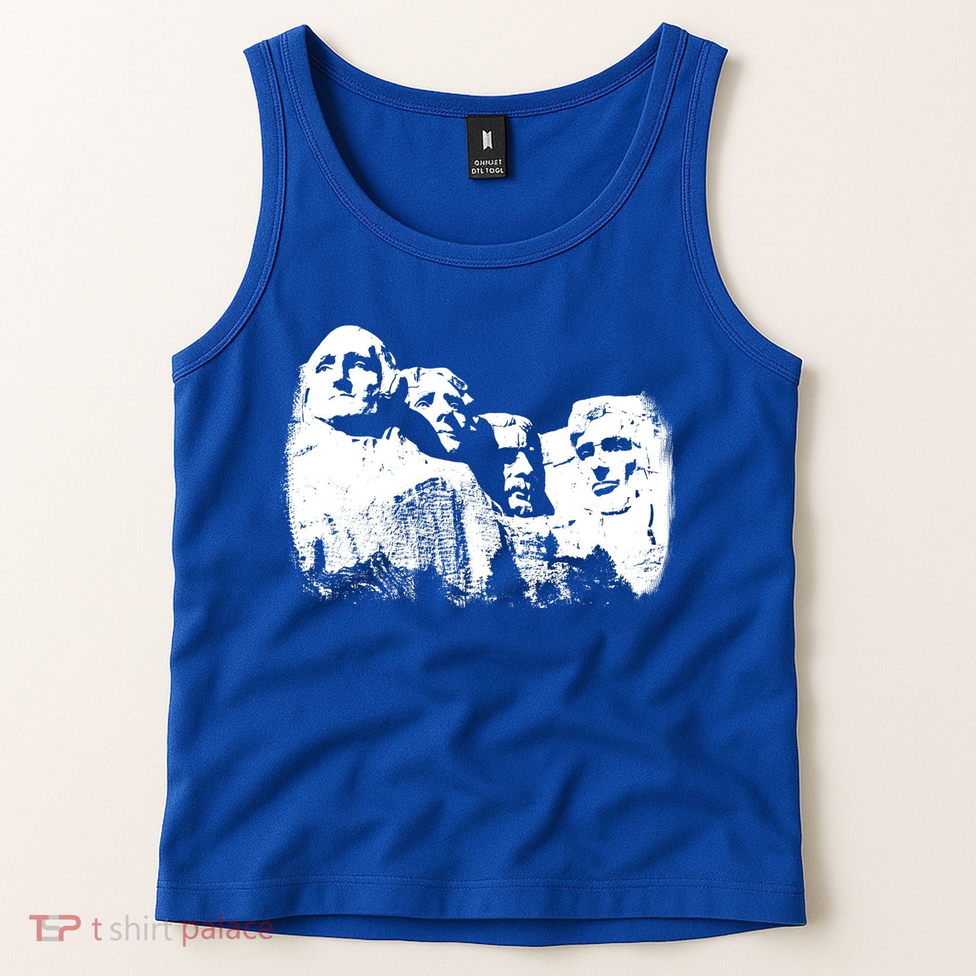 Mount Rushmore Presidents Sculpture Funny Gift Tank Top
