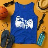 Mount Rushmore Presidents Sculpture Funny Gift Tank Top thumb 4