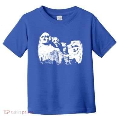 Mount Rushmore Presidents Sculpture Funny Gift Toddler T-Shirt